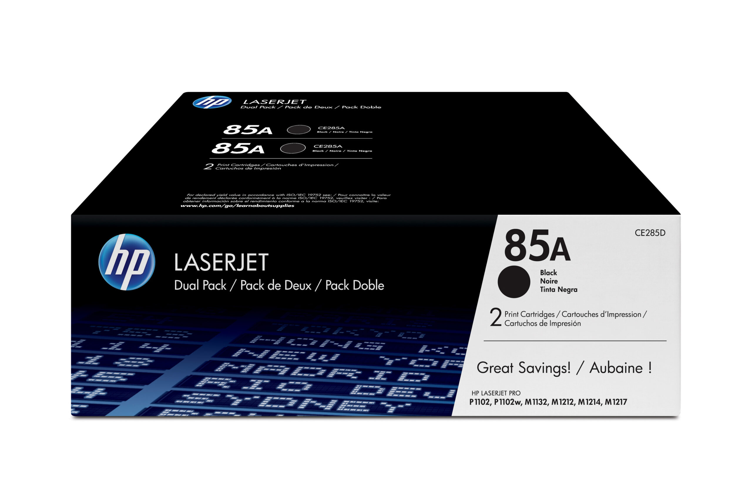 HP CE285AD/85A Toner cartridge black twin pack, 2x1.600 pages/5% Pack=2 for HP Pro P 1100