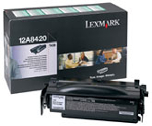 Lexmark 12A8420 Toner cartridge black return program, 6.000 pages/5% for Lexmark T 430