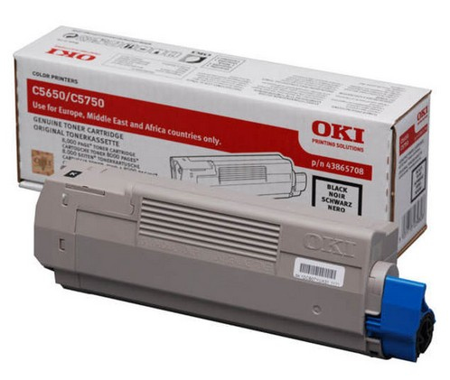 OKI 43865708 Toner black, 8.000 pages/5% for OKI C 5650