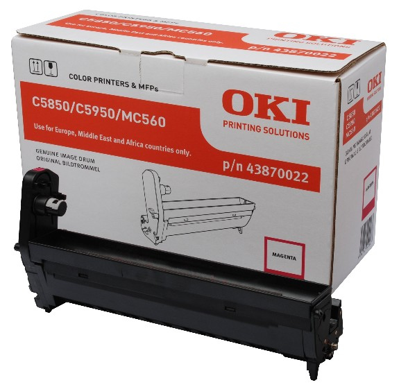 OKI 43870022 Drum kit magenta, 20.000 pages for OKI C 5850