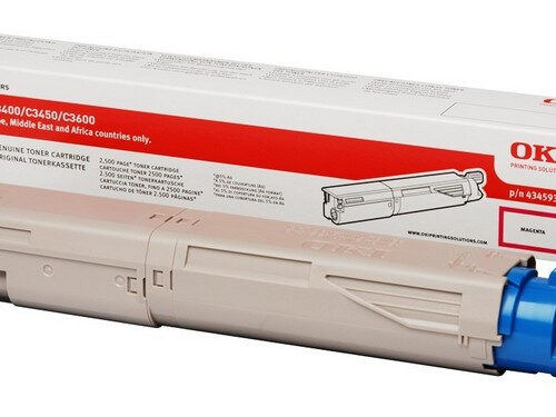 OKI 43459330 Toner magenta, 2.500 pages/5% for OKI C 3300/3400/3450/3600
