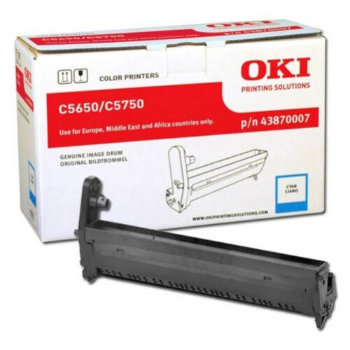 OKI 43870007 Drum kit cyan, 20.000 pages for OKI C 5650