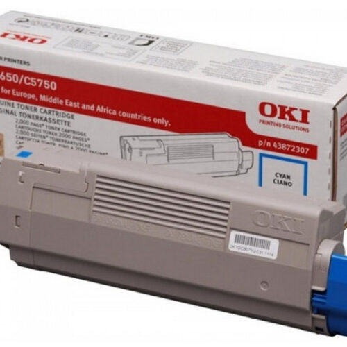 OKI 43872307 Toner cyan, 2.000 pages/5% for OKI C 5650