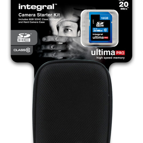Integral INSDH16G10-20CASE-H memory card 16 GB SDHC Class 10