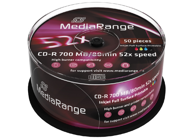 MediaRange MR208 blank CD CD-R 700 MB 50 pc(s)