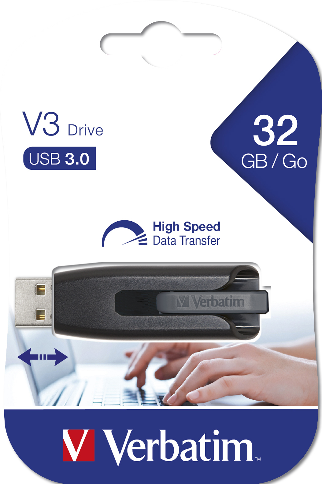 13837233_5453384296 Verbatim V3 - USB 3.0 Drive 32 GB - Black