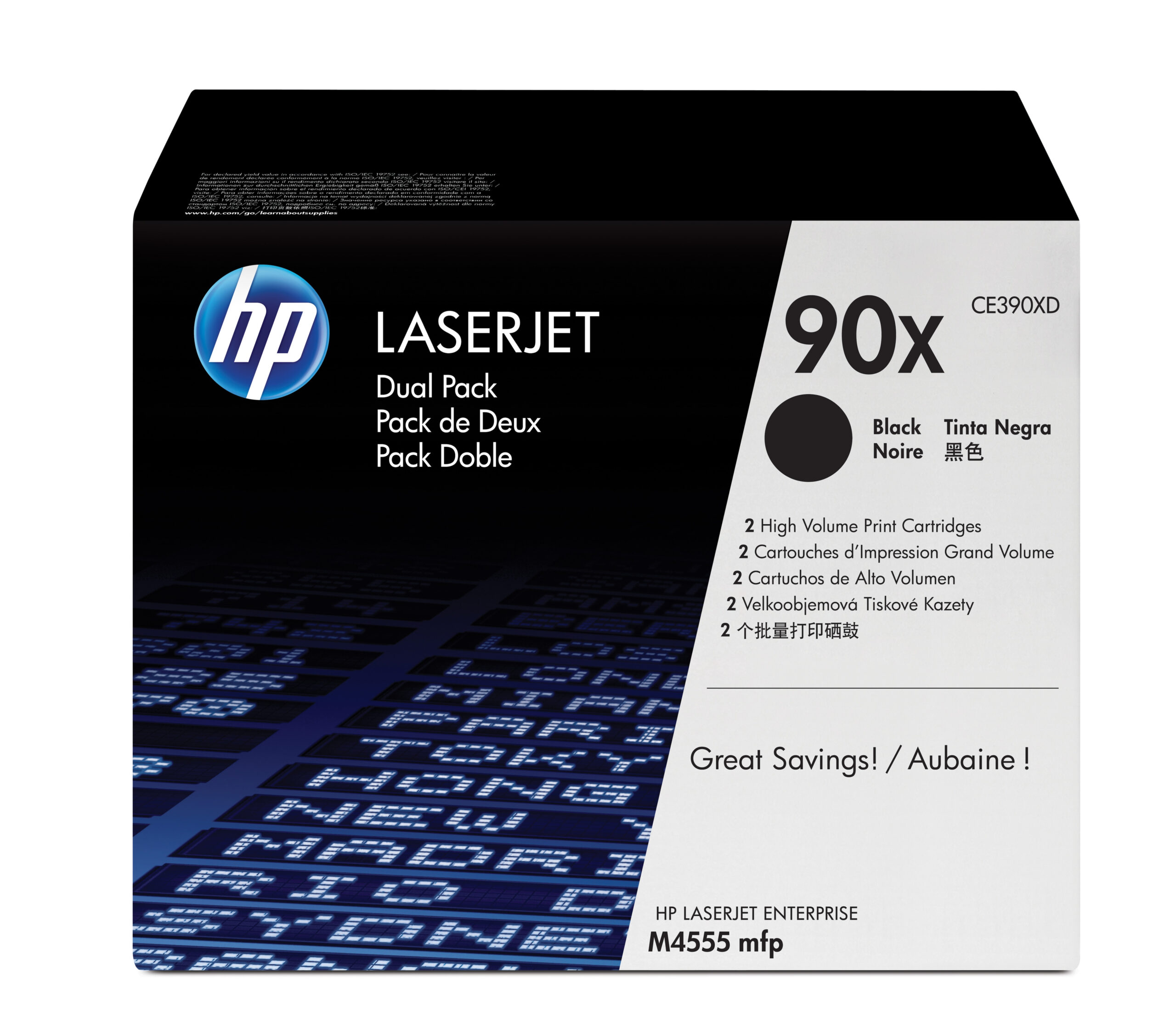 13981148_6711369427 HP CE390XD/90X Toner cartridge black twin pack, 2x24.000 pages ISO/IEC 19752 Pack=2 for HP LaserJet M 4555/602