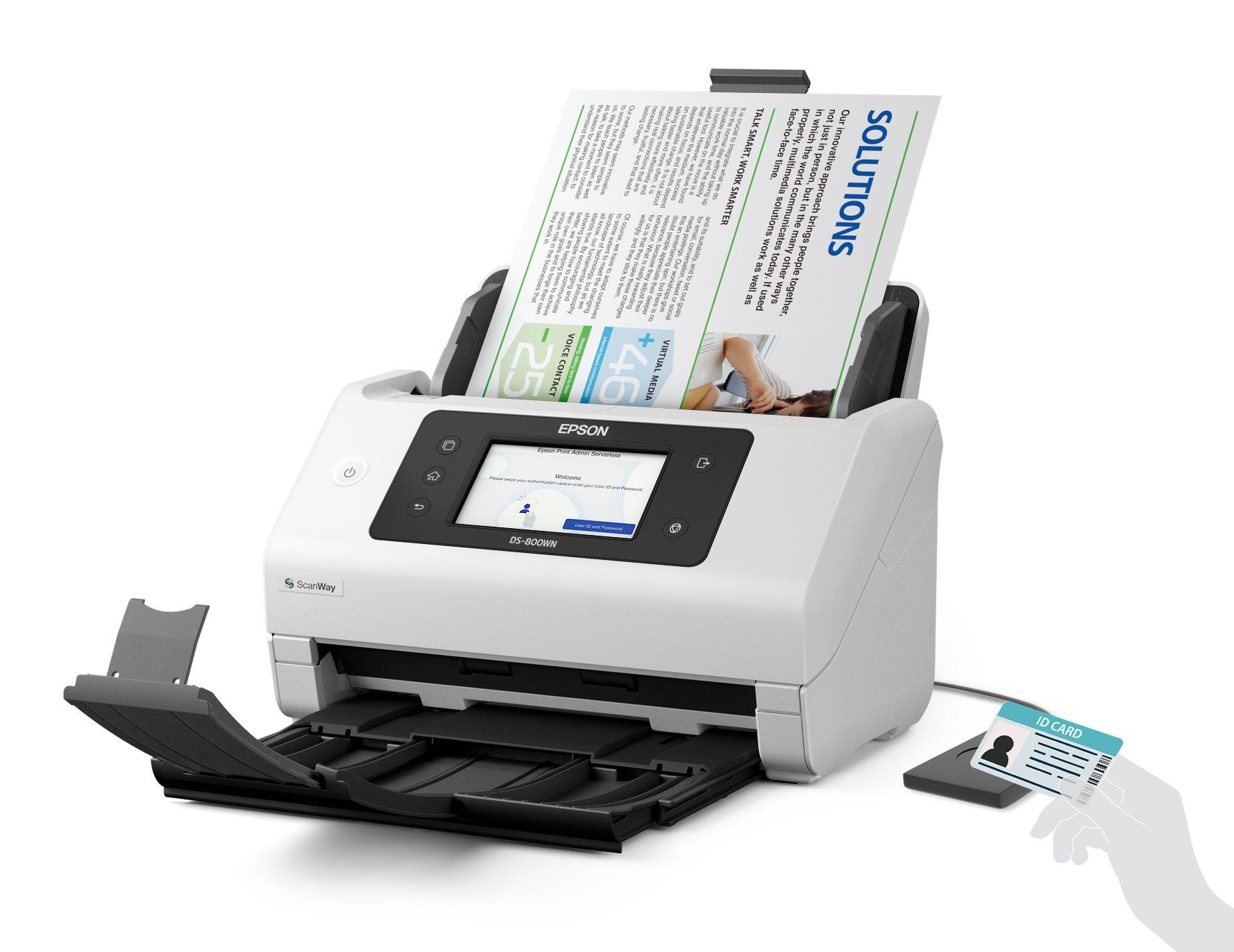 Epson WorkForce DS-800WN Sheet-fed scanner 600 x 600 DPI A4 White