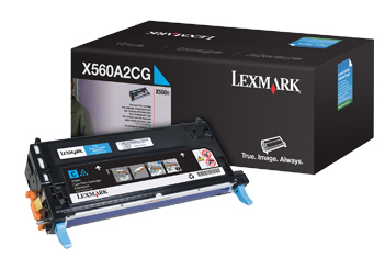 Lexmark X560A2CG Toner cartridge cyan, 4.000 pages ISO/IEC 19798 for Lexmark X 560