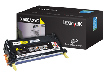 Lexmark X560A2YG Toner cartridge yellow, 4.000 pages ISO/IEC 19798 for Lexmark X 560