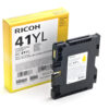 Ricoh 405768/GC-41YL Gel cartridge yellow, 600 pages ISO/IEC 24711 41ml for Ricoh Aficio SG 2100/3100