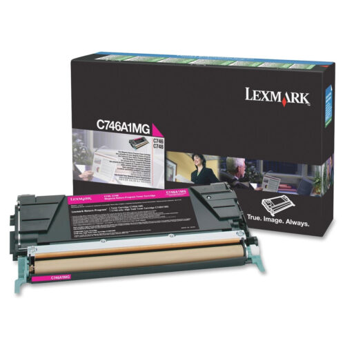 Lexmark C746A1MG Toner cartridge magenta return program, 7.000 pages ISO/IEC 19798 for Lexmark C 746/748