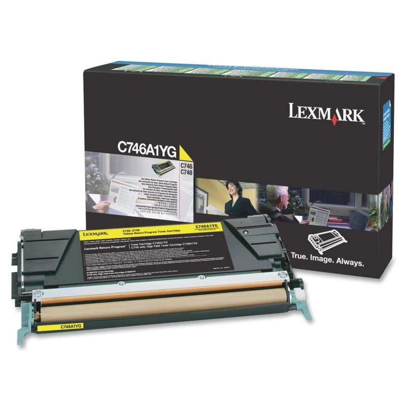 Lexmark C746A1YG Toner cartridge yellow return program, 7.000 pages ISO/IEC 19798 for Lexmark C 746/748