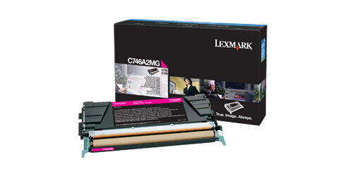 Lexmark C746A2MG Toner cartridge magenta, 7.000 pages ISO/IEC 19798 for Lexmark C 746/748