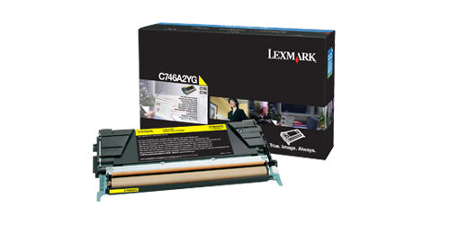 Lexmark C746A2YG Toner cartridge yellow, 7.000 pages ISO/IEC 19798 for Lexmark C 746/748