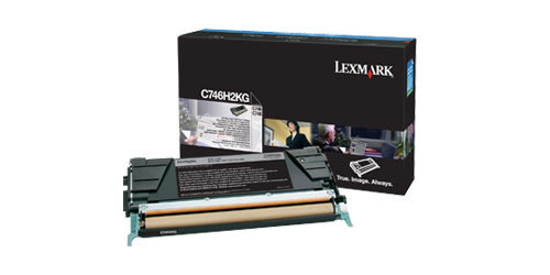 Lexmark C746H2KG Toner cartridge black, 12.000 pages ISO/IEC 19798 for Lexmark C 746/748