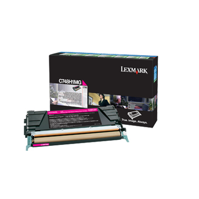 Lexmark C748H1MG Toner cartridge magenta return program, 10.000 pages ISO/IEC 19798 for Lexmark C 748