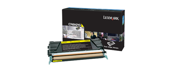 Lexmark C748H2YG Toner cartridge yellow, 10.000 pages ISO/IEC 19798 for Lexmark C 748