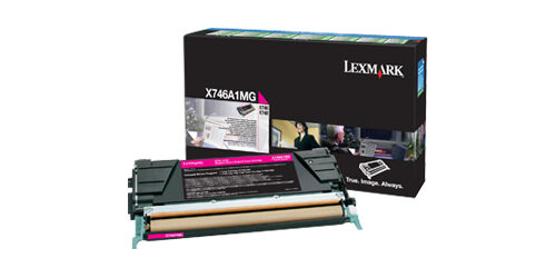 Lexmark X746A1MG Toner cartridge magenta return program, 7.000 pages ISO/IEC 19798 for Lexmark X 746/748