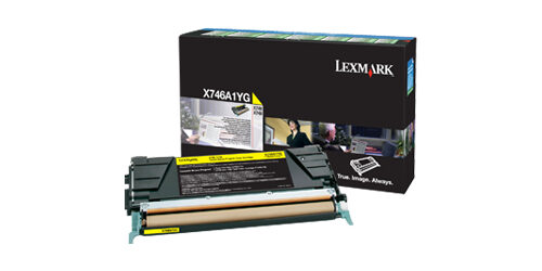 Lexmark X746A1YG Toner cartridge yellow return program, 7.000 pages ISO/IEC 19798 for Lexmark X 746/748