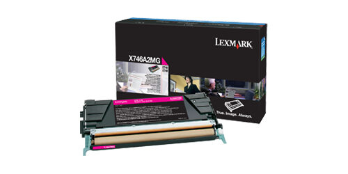 Lexmark X746A2MG Toner cartridge magenta, 7.000 pages ISO/IEC 19798 for Lexmark X 746/748