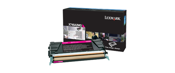Lexmark X746A2MG Toner cartridge magenta, 7.000 pages ISO/IEC 19798 for Lexmark X 746/748