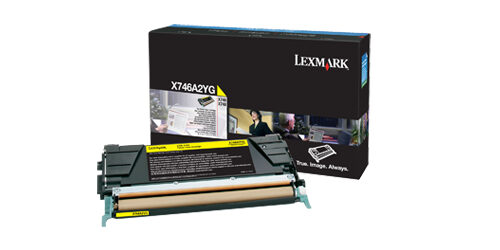 Lexmark X746A2YG Toner cartridge yellow, 7.000 pages ISO/IEC 19798 for Lexmark X 746/748