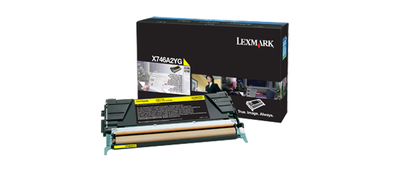 Lexmark X746A2YG Toner cartridge yellow, 7.000 pages ISO/IEC 19798 for Lexmark X 746/748