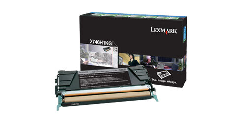 Lexmark X746H1KG Toner cartridge black return program, 12.000 pages ISO/IEC 19798 for Lexmark X 746/748