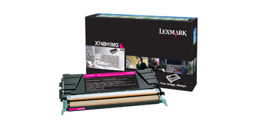 Lexmark X748H1MG Toner cartridge magenta return program, 10.000 pages ISO/IEC 19798 for Lexmark X 748