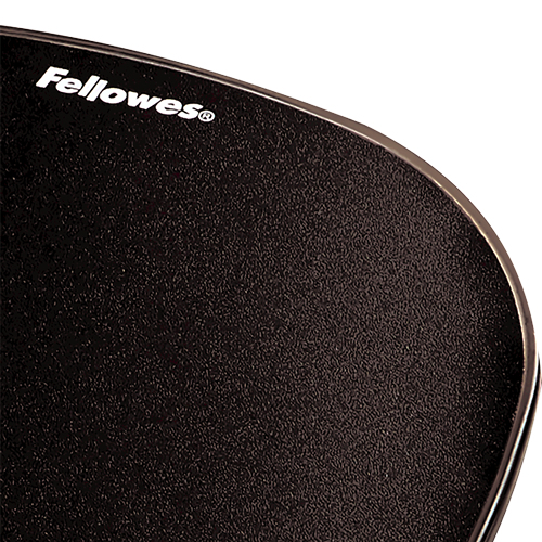 1422904_4173731756 Fellowes Mouse Mat Wrist Support - Crystals Gel Mouse Pad with Non Slip Rubber Base - Ergonomic Mouse Mat for Computer, Laptop, Home Office Use - Compatible with Laser and Optical Mice - Black