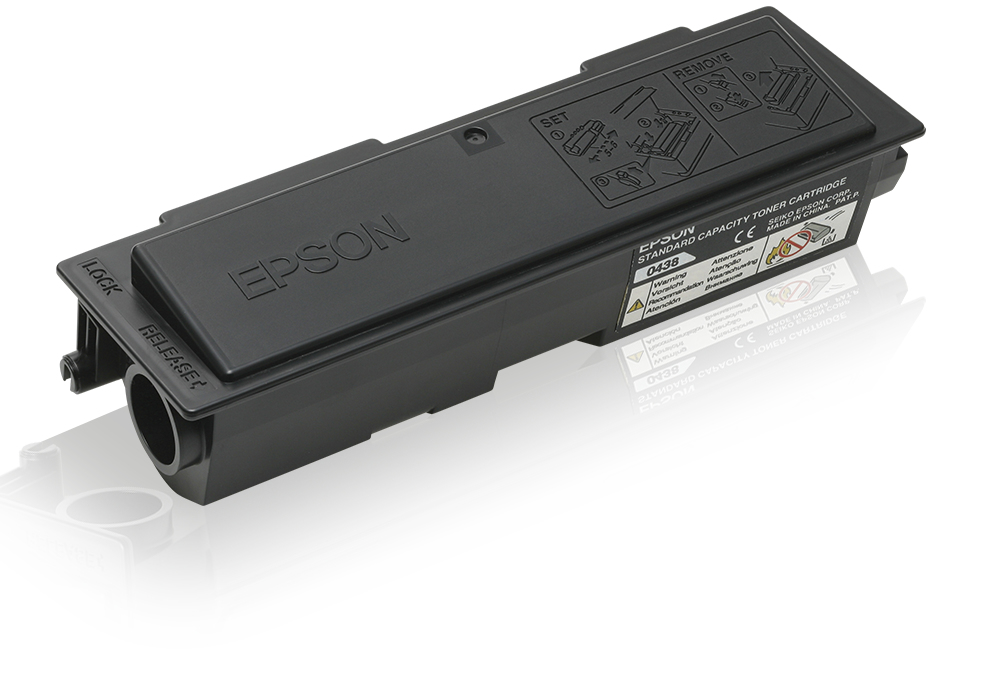 Epson C13S050438/0438 Toner cartridge black return program, 3.500 pages/5% for Epson AcuLaser M 2000