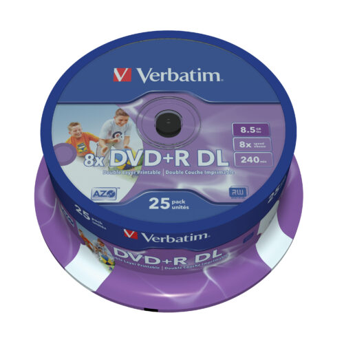 1438036_4942850198 Verbatim 43667 blank DVD 8.5 GB DVD+R DL 25 pc(s)