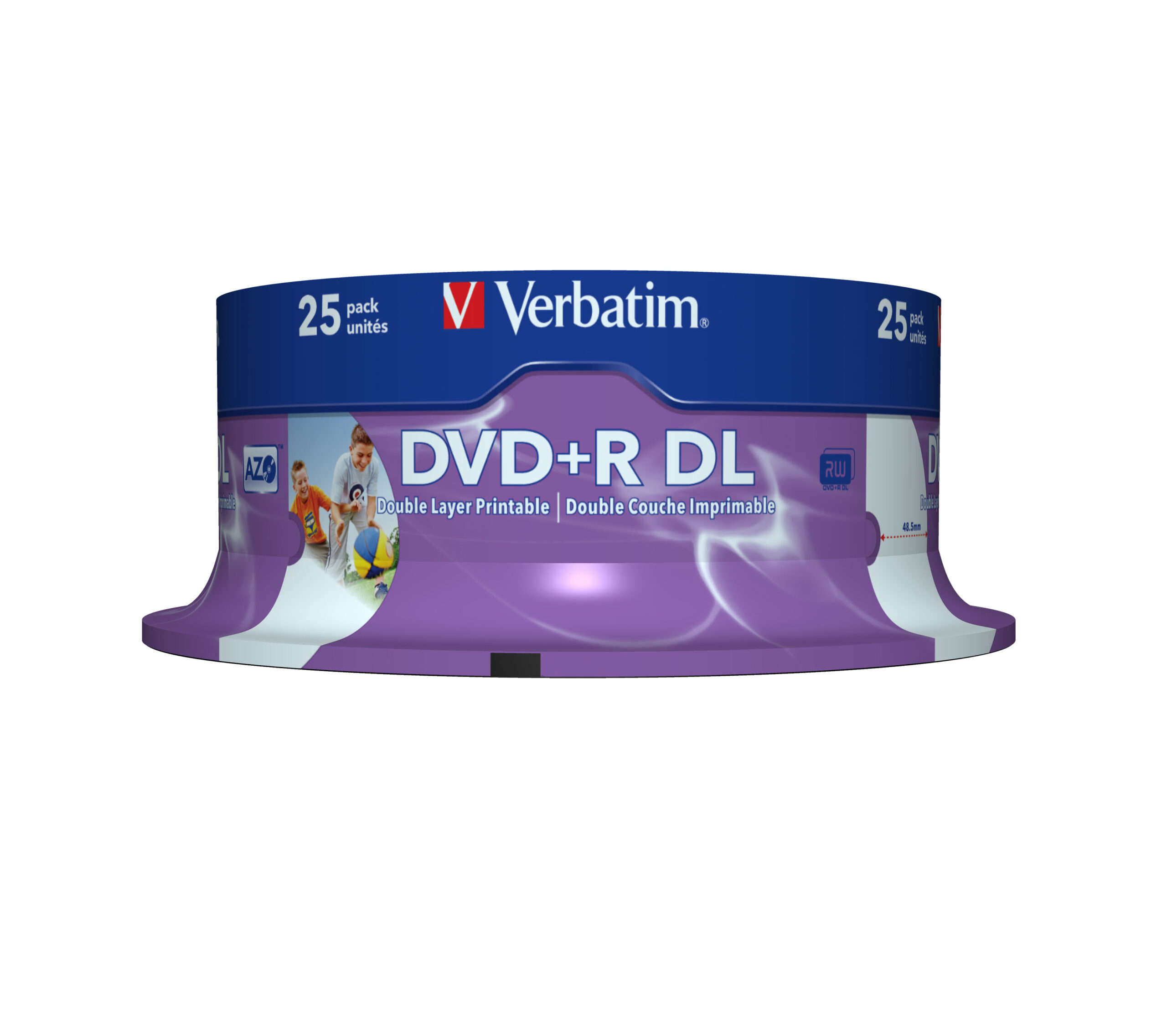 1438036_7041177652 Verbatim 43667 blank DVD 8.5 GB DVD+R DL 25 pc(s)