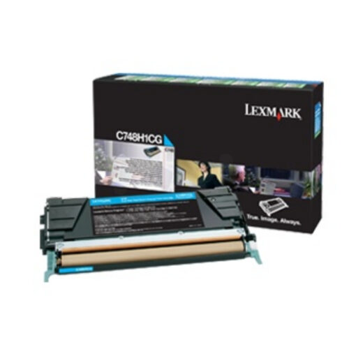 Lexmark C748H3CG Toner cartridge cyan Project, 10.000 pages ISO/IEC 19798 for Lexmark C 748