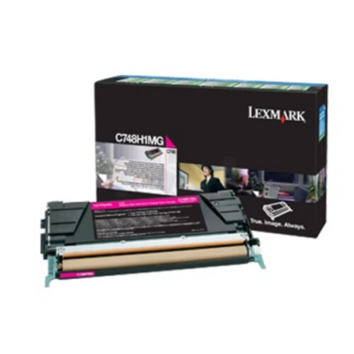 Lexmark C748H3MG Toner cartridge magenta Project, 10.000 pages ISO/IEC 19798 for Lexmark C 748