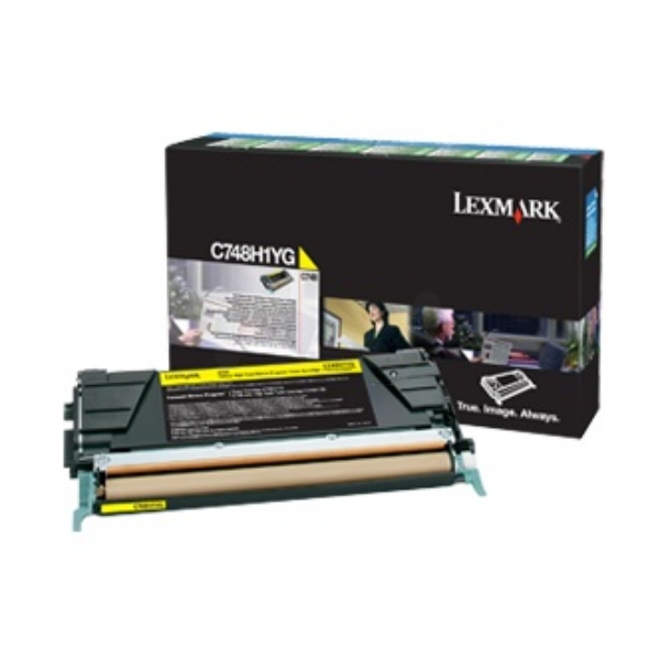 14542564-1338 Lexmark C748H3YG Toner cartridge yellow Project, 10.000 pages ISO/IEC 19798 for Lexmark C 748