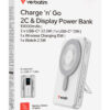 1455eae47b680e3b02071510c67fcb3fac2c08c6 Verbatim Charge´n´Go 2C & Display Power Bank 10000 mAh Silver