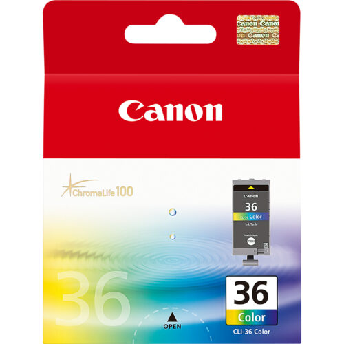 14700007_7542558373 Canon 1511B001/CLI-36 Ink cartridge color, 249 pages ISO/IEC 24711 12ml for Canon Pixma IP 100/Mini 260