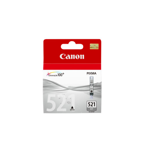Canon 2937B001/CLI-521GY Ink cartridge gray, 1.370 pages 187 Photos 9ml for Canon Pixma MP 980