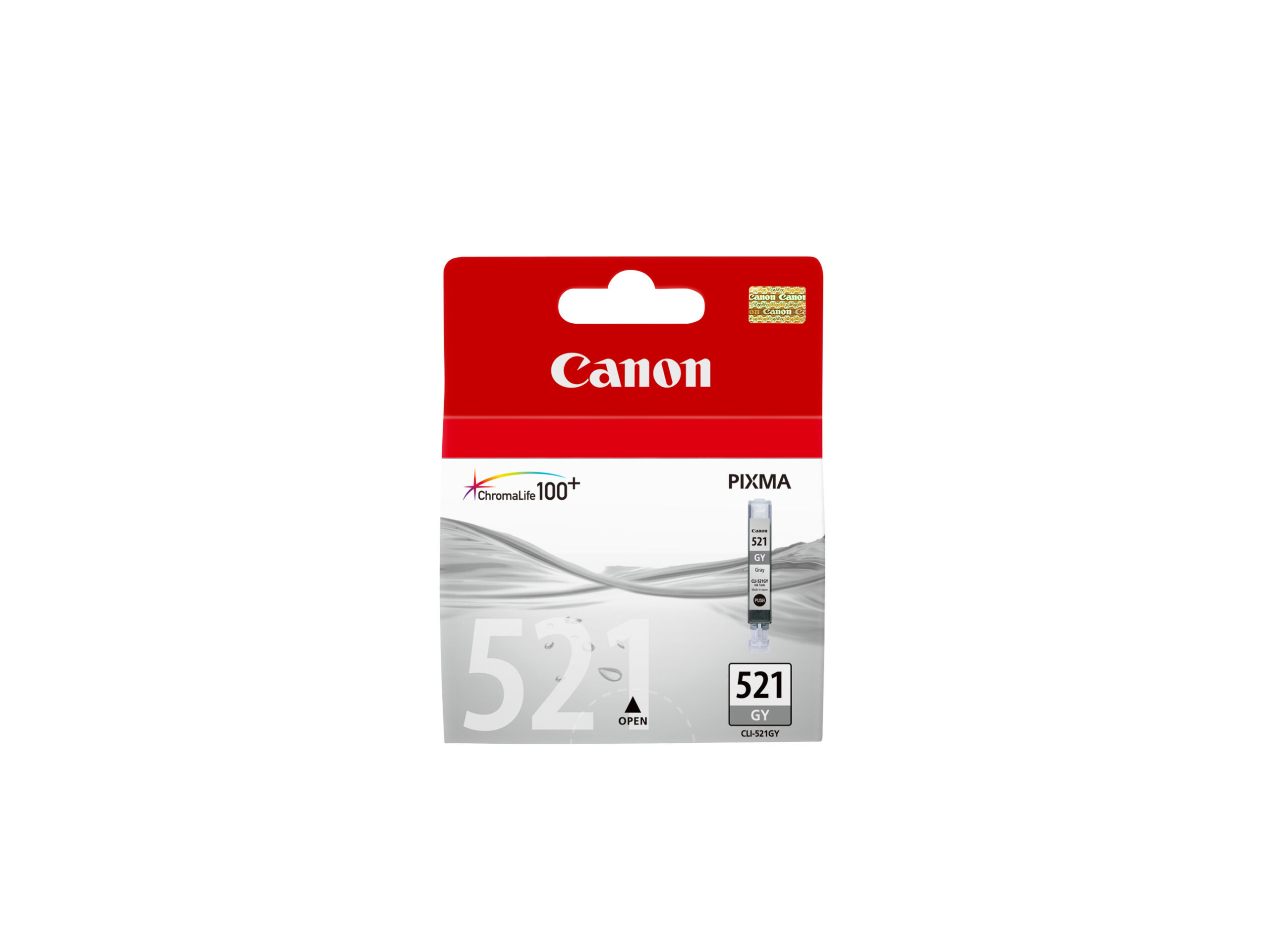 Canon 2937B001/CLI-521GY Ink cartridge gray, 1.370 pages 187 Photos 9ml for Canon Pixma MP 980