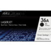 HP CB436AD/36A Toner cartridge black twin pack, 2x2.000 pages/5% Pack=2 for HP LaserJet P 1505