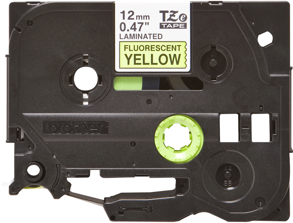 Brother TZE-C31 DirectLabel black on yellow Laminat 12mm x 5m for Brother P-Touch TZ 3.5-18mm/6-12mm/6-18mm/6-24mm/6-36mm