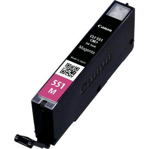 15581540_4221139134 Canon 6510B001/CLI-551M Ink cartridge magenta, 319 pages ISO/IEC 24711 132 Photos 7ml for Canon Pixma IP 8700/IX 6850/MG 5450/MG 6350/MX 725