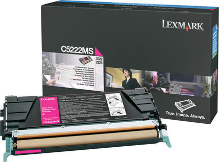 Lexmark C5222MS Toner-kit magenta, 3.000 pages/5% for Lexmark C 522/524/530/532/534