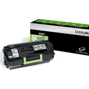 Lexmark 52D2H00/522H Toner-kit black return program, 25.000 pages ISO/IEC 19752 for Lexmark MS 810/811