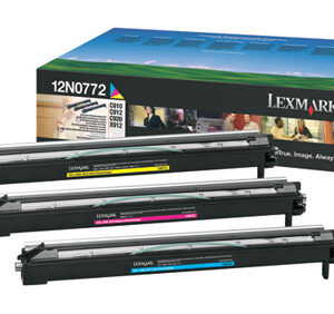 Lexmark 12N0772 Drum kit C,M,Y, 3x28.000 pages Pack=3 for IBM Infoprint Color 1567/Lexmark C 910/Lexmark C 920