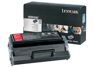 Lexmark 12S0300 Toner cartridge black, 2.500 pages for Lexmark E 220