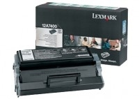Lexmark 12A7400 Toner cartridge black return program, 3.000 pages/5% for Lexmark E 321