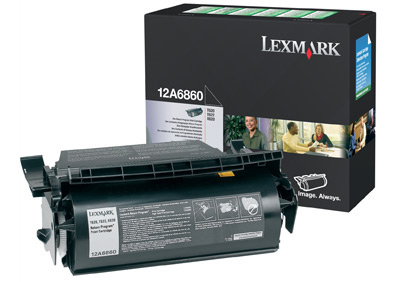 Lexmark 12A6860 Toner cartridge black return program, 10.000 pages for Lexmark T 620
